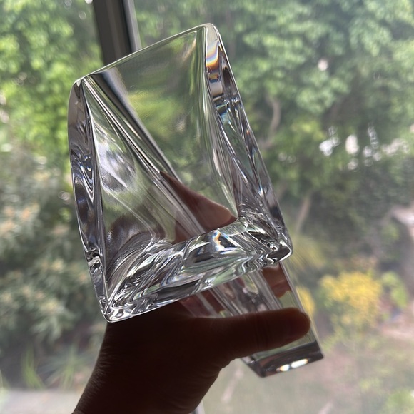 Vintage Nambe full lead Crystal Vase signed - Picture 2 of 7